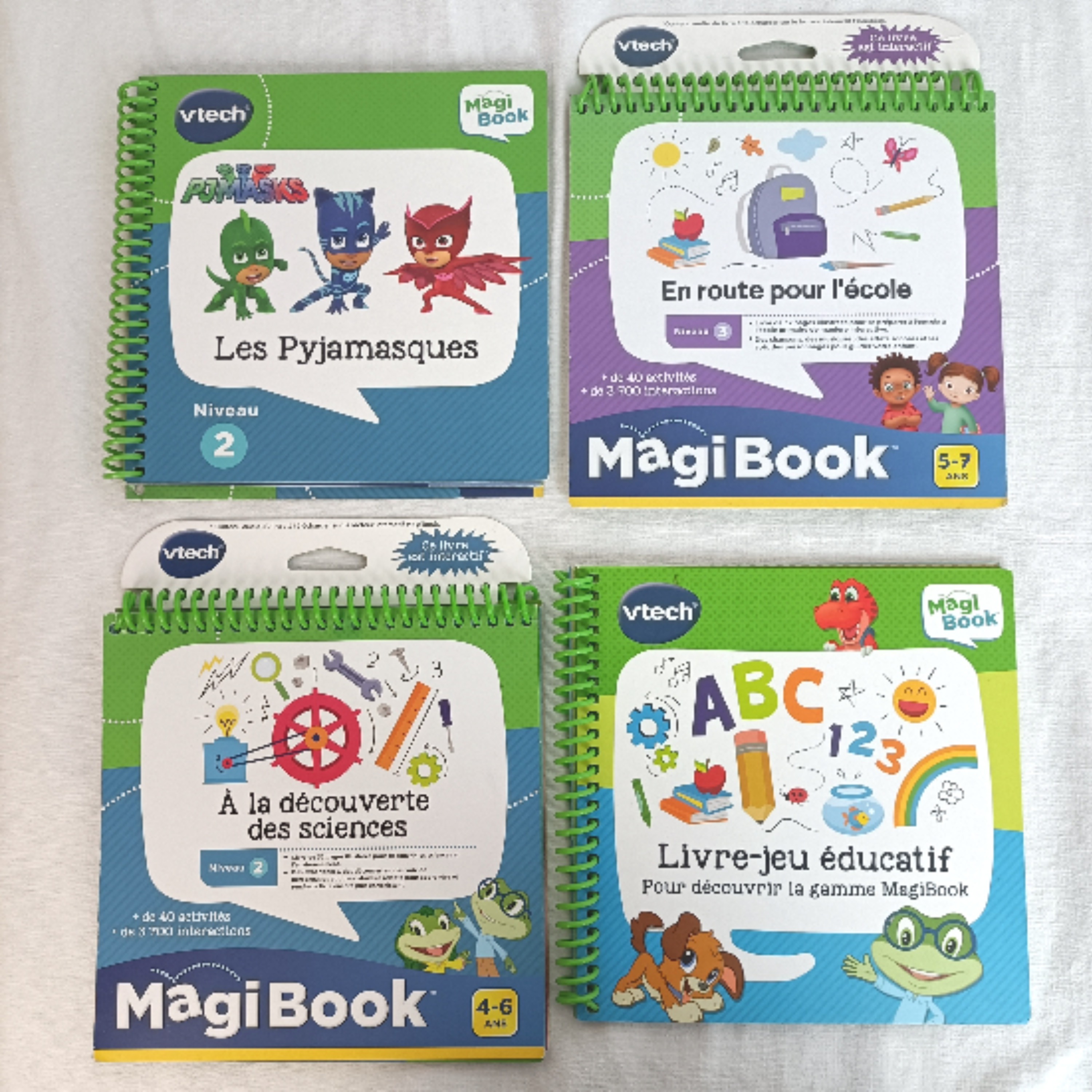 Jeu livre intéractif + Livres-Jeu éducatifs - "Magibook" Vtech 2-7 ans - Bon état - Photo 8